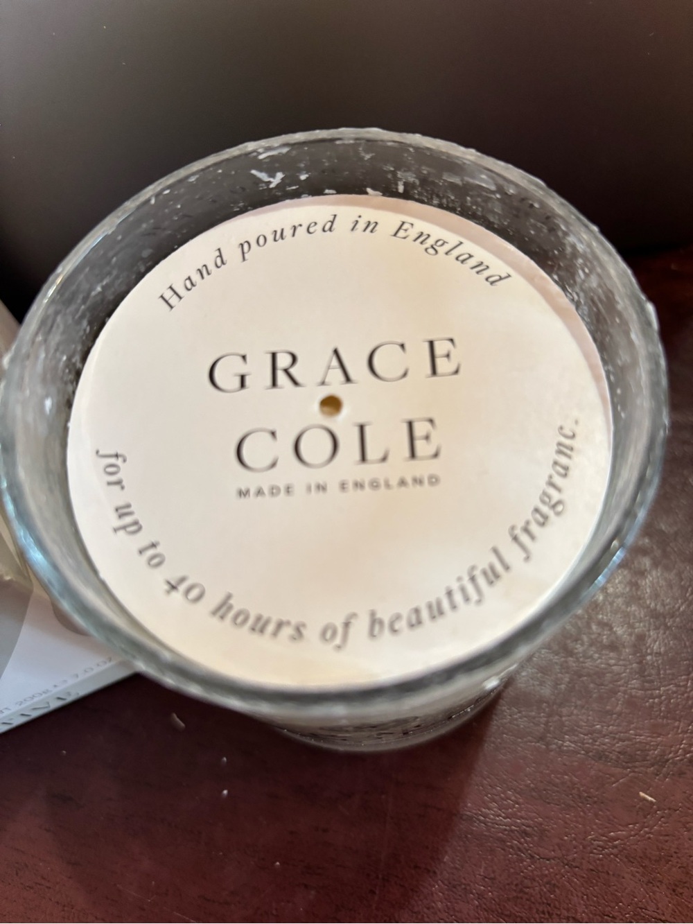 Grace Cole White Nectarine & Pear Scented Candle Restorative - Picture 2 of 5